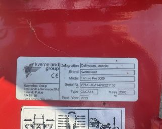 Kverneland Enduro Pro 3mtr Mounted Cultivator thumbnail 4