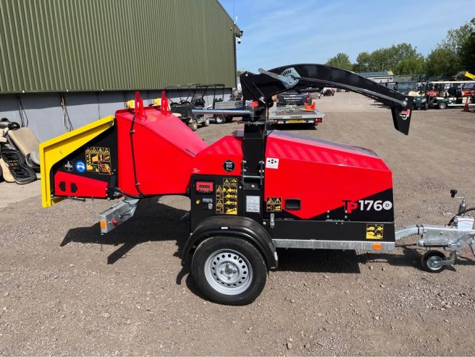 TP Chippers EX Demo TP176D 6 Inch Wood Chipper
